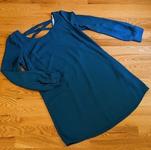 Teal Blu Pepper shift dress